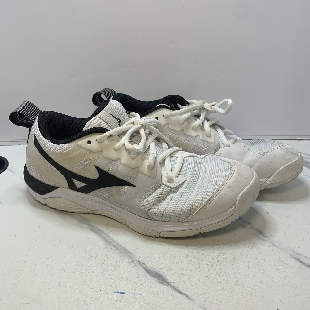 Mizuno Women's Wave Supersonic 2 Volleyball Shoes White Court 430288-0090 Size 6